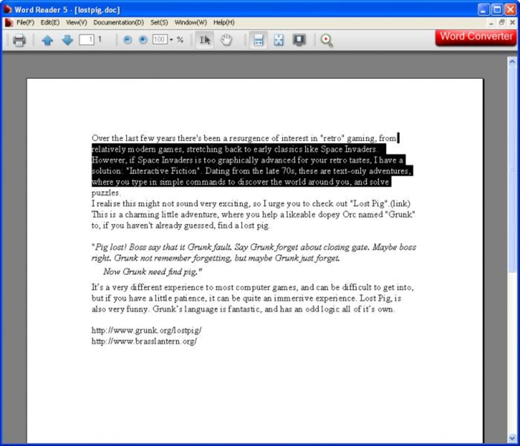word reader for mac free download